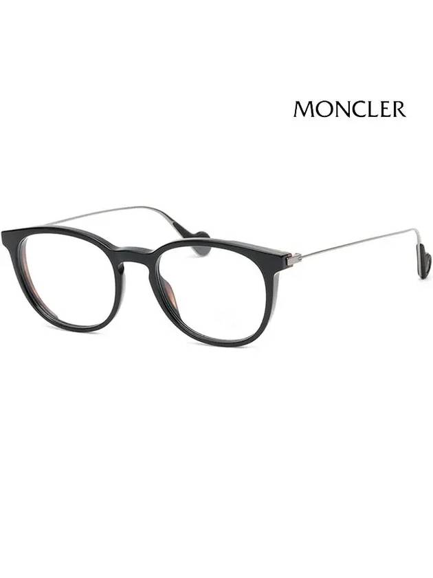 Glasses frame ML5072 001 Arnell type hornrimmed glasses black - MONCLER - BALAAN 4