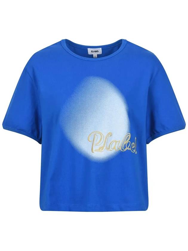 Logo Wave T-Shirt MW3ME285BLU - P_LABEL - BALAAN 10