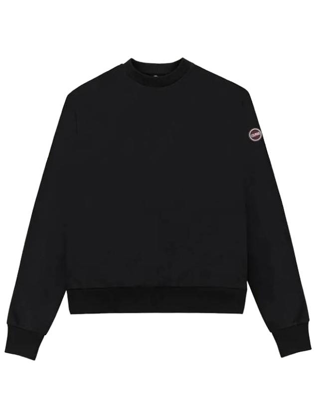 Logo Patch Sweatshirt Black - COLMAR - BALAAN 1