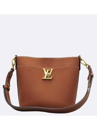 M24165 Brown color Lock and Walk cognac shoulder bag - LOUIS VUITTON - BALAAN 2