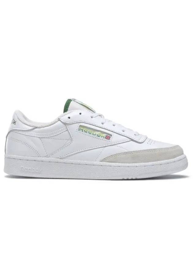 Club C 85 Vintage Low Top Sneakers Green White - REEBOK - BALAAN 2