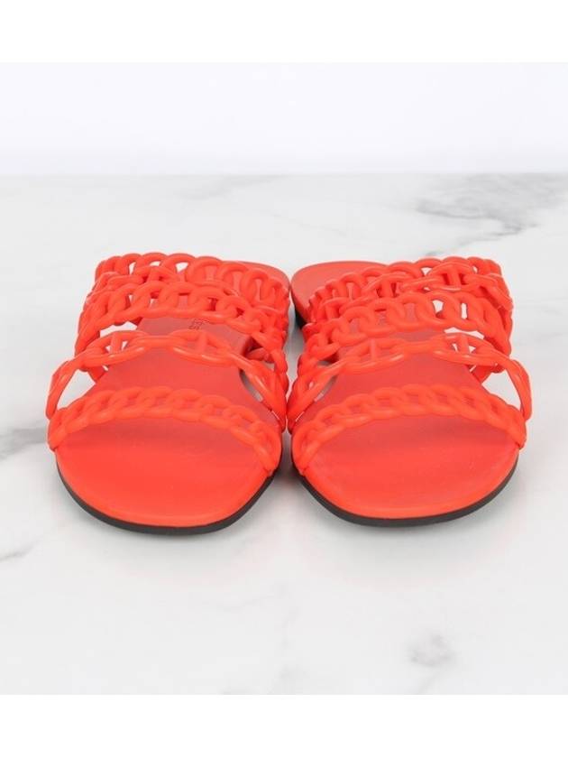 Jelly nude slippers red 37 240 - HERMES - BALAAN 3