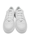 CC Logo Calfskin Low Top Sneakers White - CHANEL - BALAAN 4