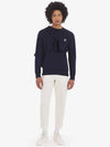 Grey Fox Head Patch Classic Sweatshirt Navy - MAISON KITSUNE - BALAAN 4