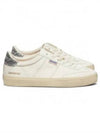 Soul Star Glitter Tab Low Top Sneakers White - GOLDEN GOOSE - BALAAN 2