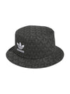 Monogram Bucket Hat Black - ADIDAS - BALAAN 1