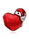 Christmas Heart Charm Metallic Red - PANDORA - BALAAN 2