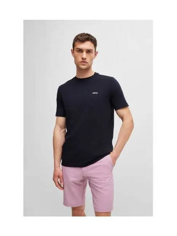 Jersey cotton short sleeve t shirt 50506373 403 - BOSS - BALAAN 1