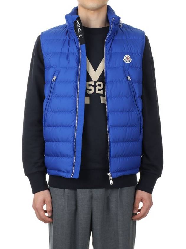 Albyt Padded Down Vest Blue - MONCLER - BALAAN 3