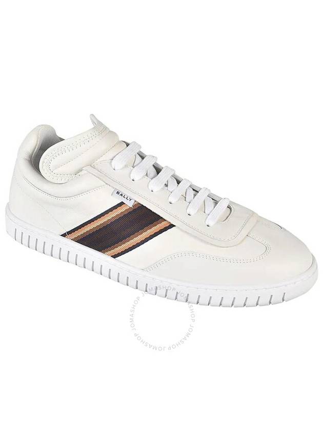 Parrel Ribbon Low Top Sneakers White - BALLY - BALAAN 3