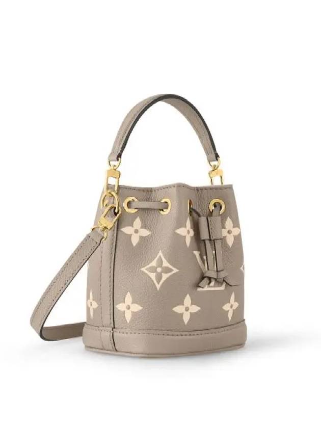 Women's Nano Noe Monogram Bucket Bag Grey - LOUIS VUITTON - BALAAN 3