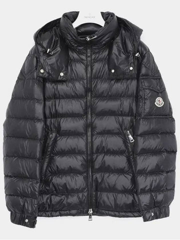 Dalles patch logo hooded padded women s jacket 1A00178 595ZZ 999 - MONCLER - BALAAN 1