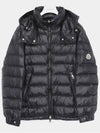 Dalles patch logo hooded padded women s jacket 1A00178 595ZZ 999 - MONCLER - BALAAN 2