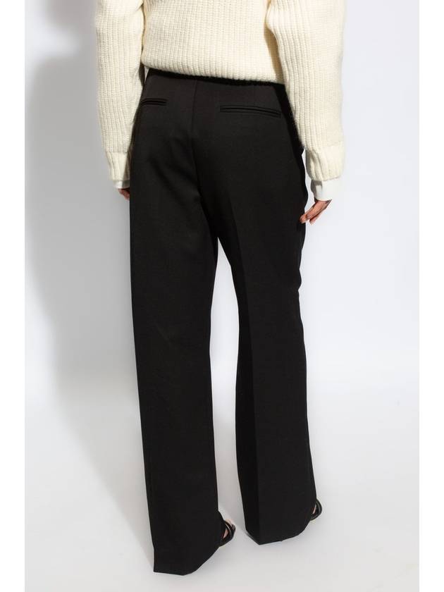 Anine Bing ‘Carrie’ Wool Trousers, Women's, Black - ANINE BING - BALAAN 4