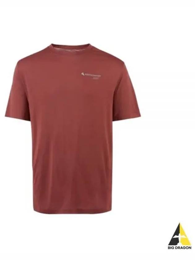 Men's Narfi Short Sleeve T-Shirt Barn Red - KLATTERMUSEN - BALAAN 2