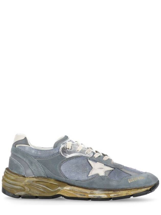 Dad Mesh Suede Low Top Sneakers Blue - GOLDEN GOOSE - BALAAN 2