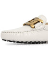 Women's Kate  Gommino Driving Shoes Off White - TOD'S - BALAAN 9