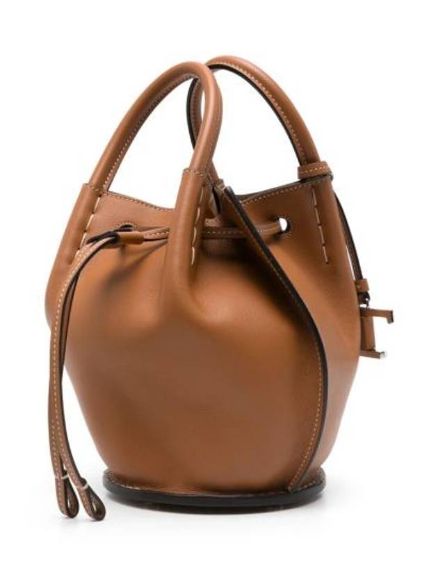 Buz Mini Leather Bucket Bag Black - TOD'S - BALAAN 5