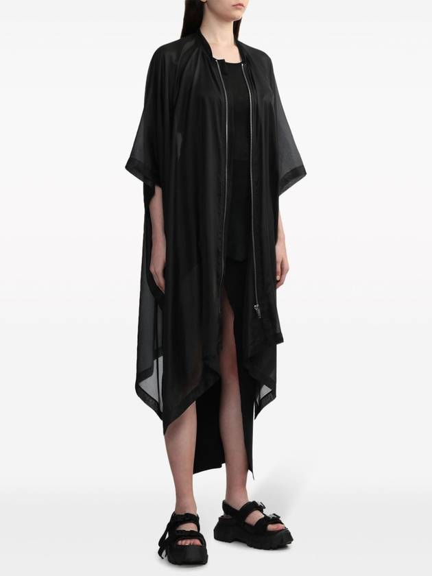 zip-front silk coat - RICK OWENS - BALAAN 4