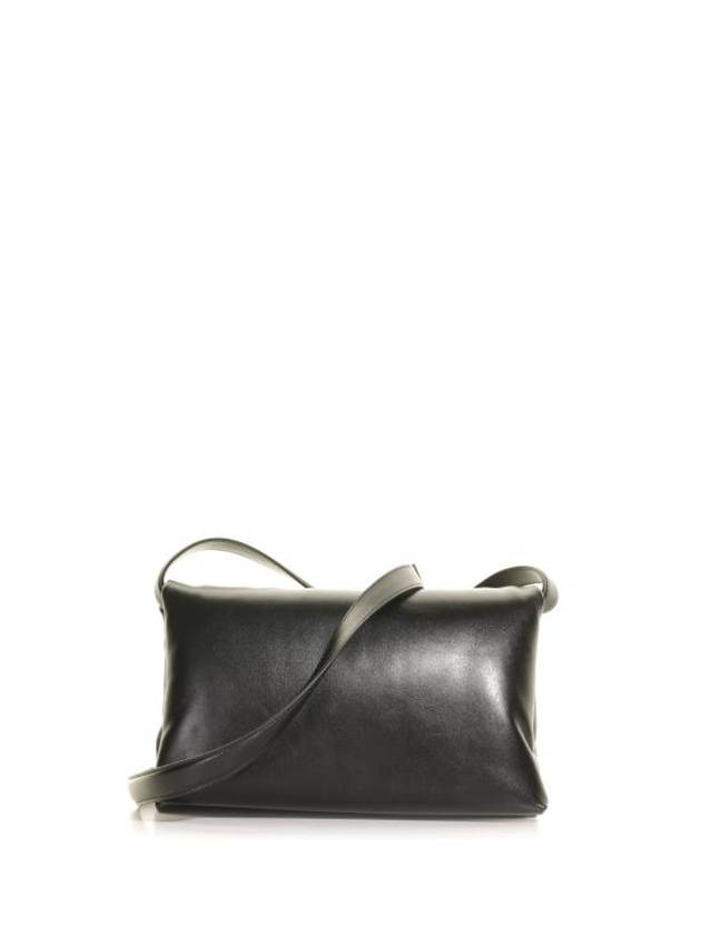 Prisma Medium Leather Shoulder Bag Black - MARNI - BALAAN 2