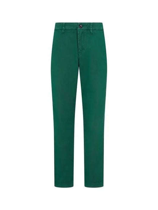 PS mini logo embroidered chino pants green - PAUL SMITH - BALAAN 1