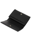 GG Marmont Leather Card Wallet Black - GUCCI - BALAAN 5