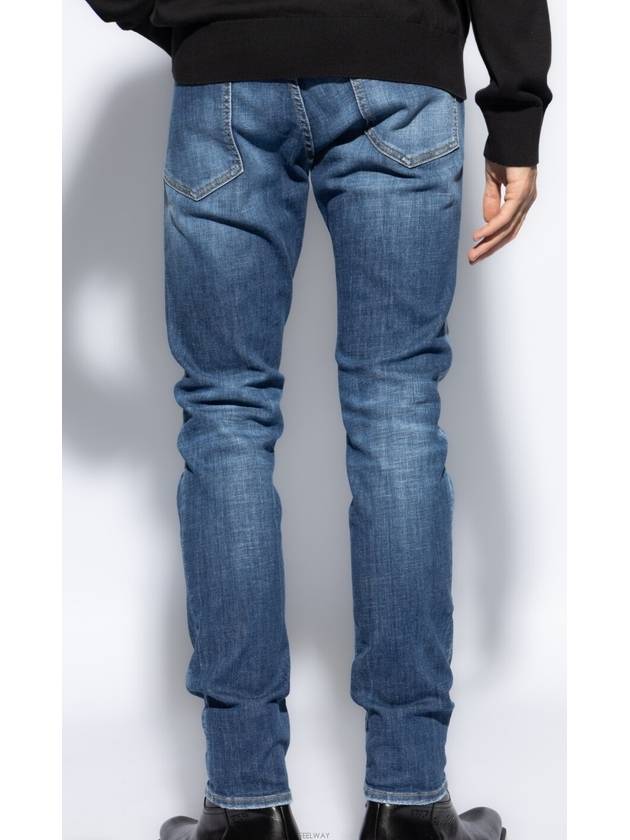 Cotton Back Logo Patch Jeans Blue - DSQUARED2 - BALAAN 5