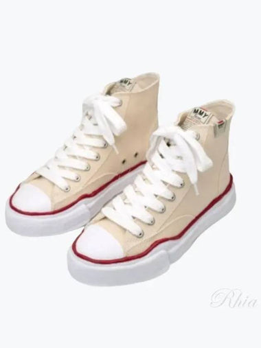 A04FW728 Natural Peterson OG Sole Canvas High Top Sneakers - MIHARA YASUHIRO - BALAAN 1