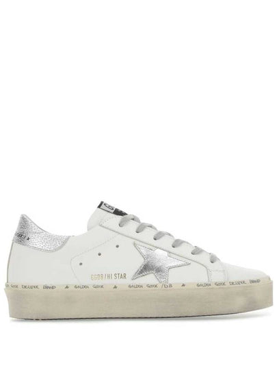 Hi Star White Metallic Silver Heel Tab Sneakers - GOLDEN GOOSE - BALAAN 2