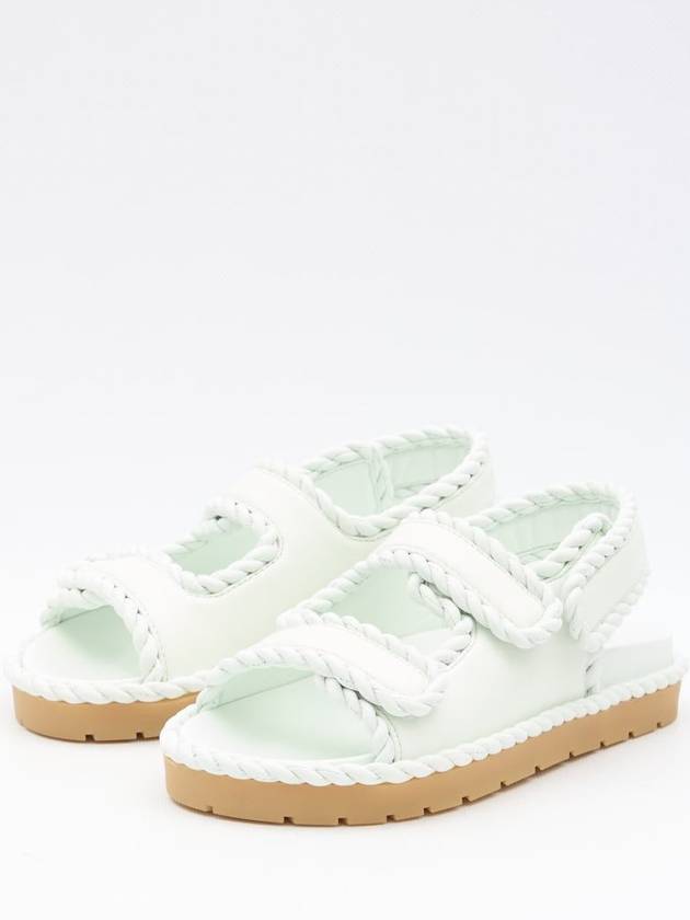 Jack Flat Sandals Glacier - BOTTEGA VENETA - BALAAN 3