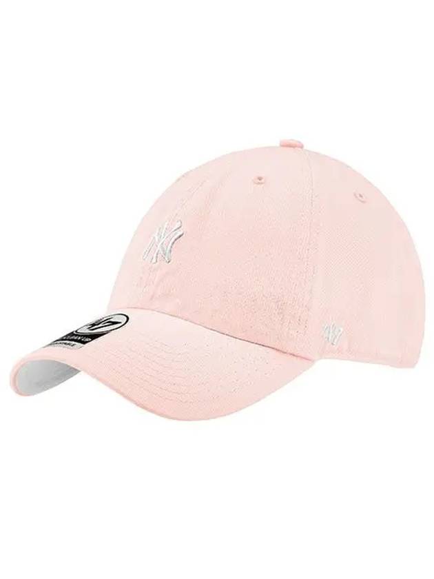 New York Yankees small logo ball cap pink - 47BRAND - BALAAN 5