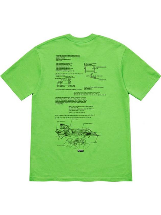 Rammellzee Short Sleeve TShirt Green Neon Rammellzee Tee - SUPREME - BALAAN 2