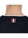 4-Bar Relaxed Hector Pullover Wool Knit Top Navy - THOM BROWNE - BALAAN 10