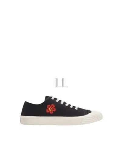 School Flower Low Top Sneakers Black - KENZO - BALAAN 2