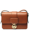 Box Trot Logo Medium Leather Cross Bag Cognac - LONGCHAMP - BALAAN 1