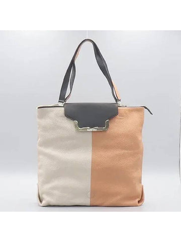 two tone tote bag - CHLOE - BALAAN 1