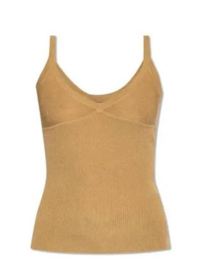 Gallura Cashmere Knit Sleeveless Camel - MAX MARA - BALAAN 2