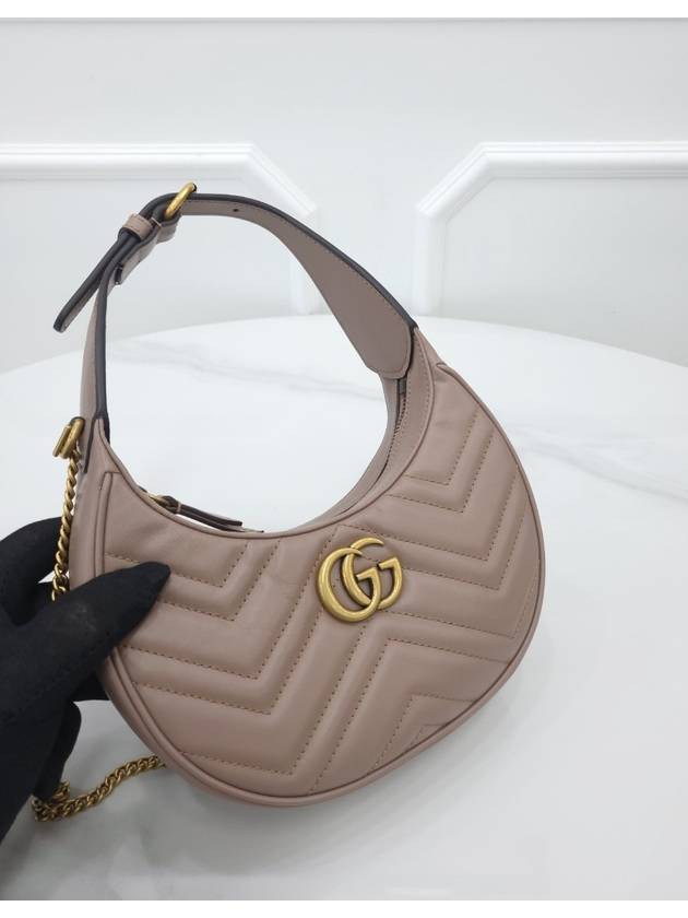 Marmont Half Moon Mini Shoulder Bag 699514 - GUCCI - BALAAN 4