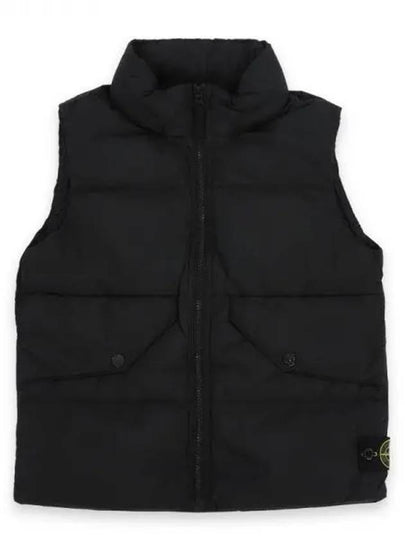 Kids Wappen Patch Down Padded Vest Black - STONE ISLAND - BALAAN 2