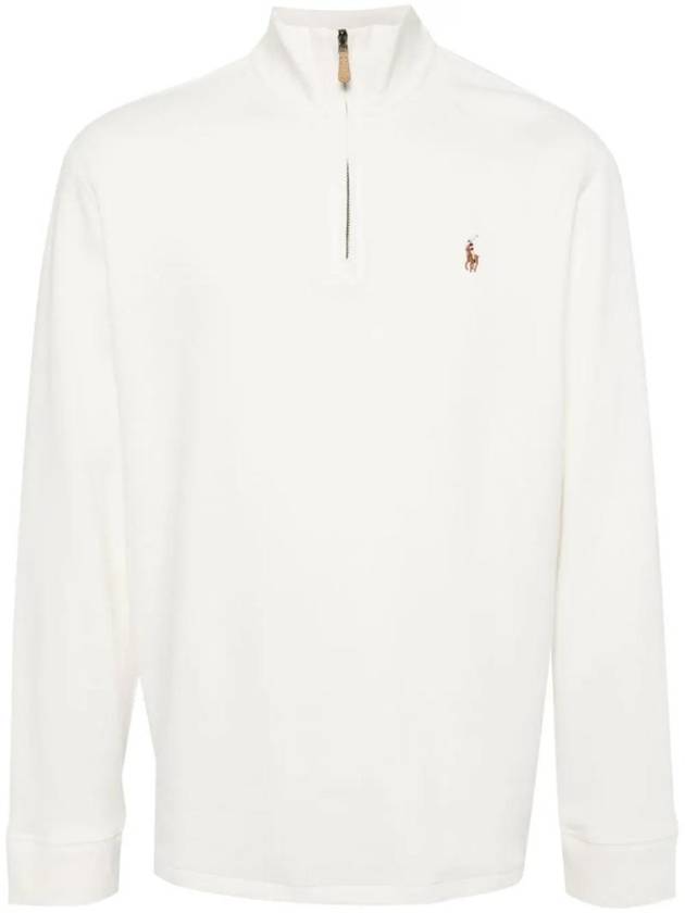 Polo pony motif half zip sweatshirt 710671929059 - POLO RALPH LAUREN - BALAAN 1