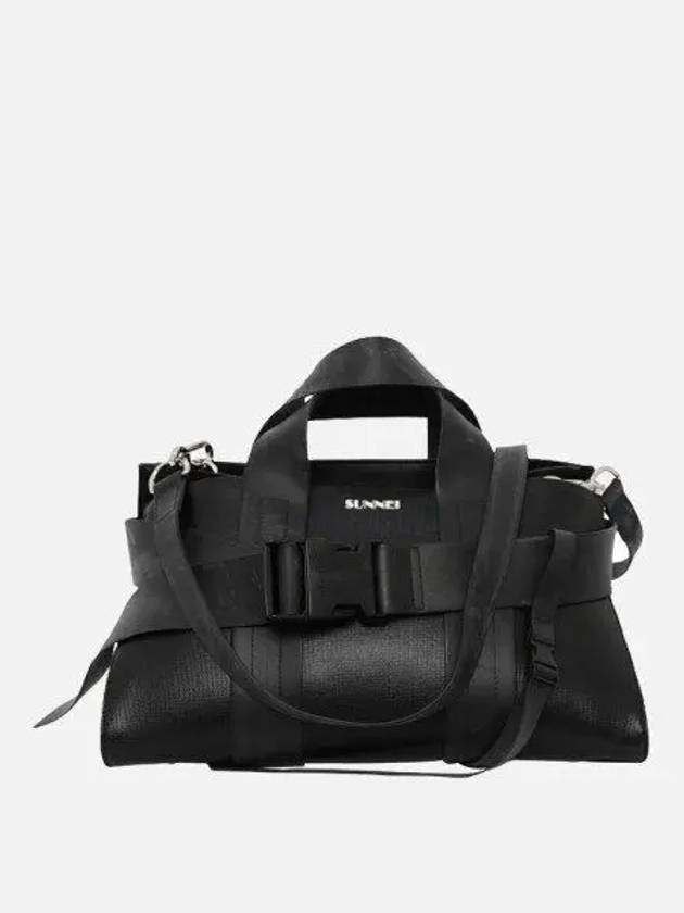 Parallepipedo Small Messenger Women Men Tote Bag CACCXBAG018 CAN003 001 1039853 - SUNNEI - BALAAN 1