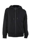 Tilden Fox Fur Zip Up Hoodie Black - MOOSE KNUCKLES - BALAAN 2