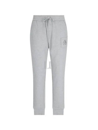 Logo Drawstring Track Pants Grey - MOOSE KNUCKLES - BALAAN 2