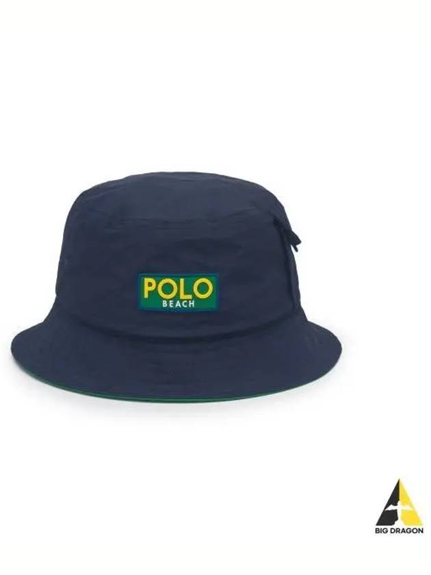 Performance Bucket Hat Navy - POLO RALPH LAUREN - BALAAN 1