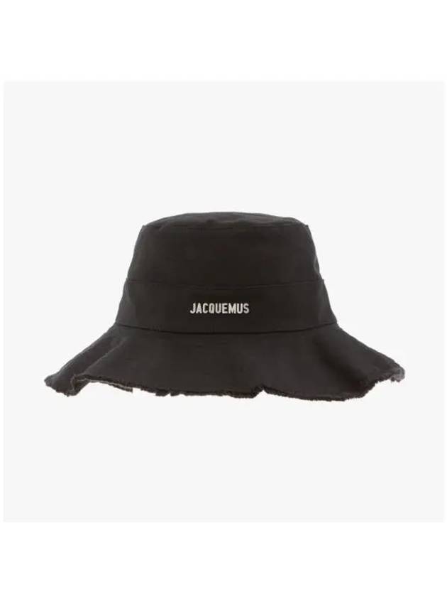 Le Bob Artichaut Bucket Hat Black - JACQUEMUS - BALAAN 3