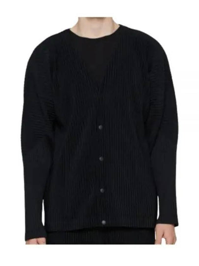 Pleated Cardigan Navy - ISSEY MIYAKE - BALAAN 2