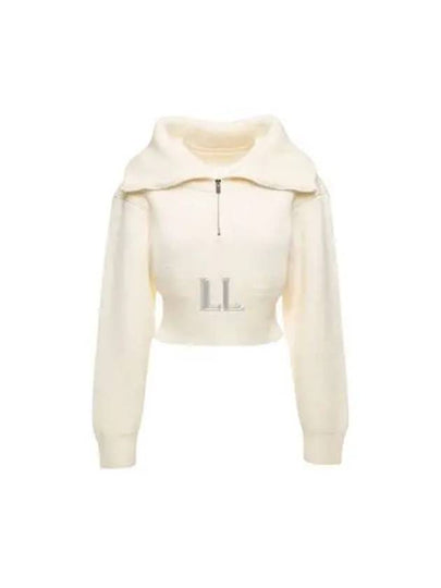 La Maille Risoul Double Collar Knit Top Offwhite - JACQUEMUS - BALAAN 2