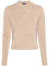 Le Gros Grain Manches Long Sleeve T-Shirt Beige - JACQUEMUS - BALAAN 2