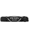 Shoulder Strap Pouch Yoga Mat Black - PRADA - 3
