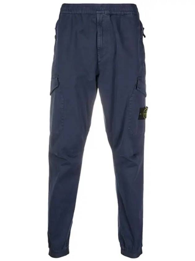 Waffen Cargo Jogger Pants Navy - STONE ISLAND - BALAAN.